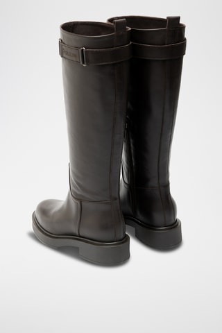 Botas de piel bovina - Marrón