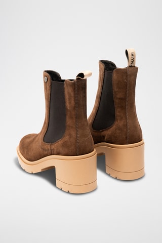 Botines Chelsea de piel bovina - Marrón