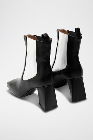 Botines Chelsea de piel bovina - Negro