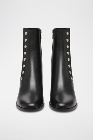 Botines de piel bovina - Negro