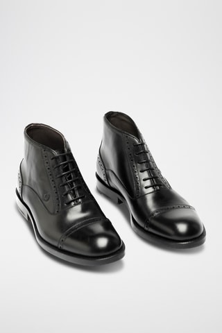 Botas de piel bovina - Negro