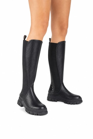Botas de piel bovina - Burdeos
