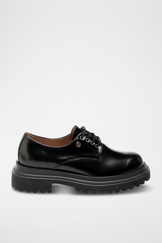 Derbies de piel bovina - Negro