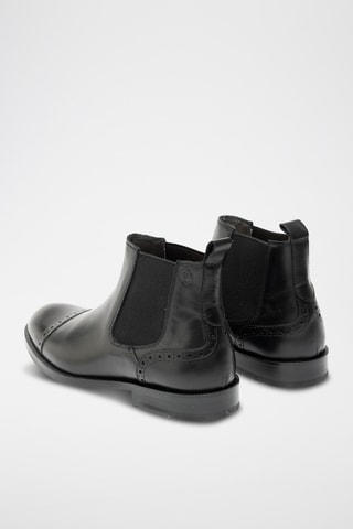 Botines Chelsea de piel bovina - Negro