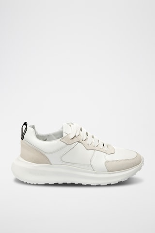 Zapatillas de piel bovina - Blanco