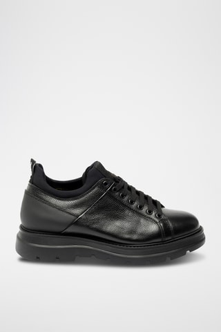 Zapatillas de piel bovina - Negro