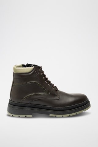 Botas de piel bovina - Verde
