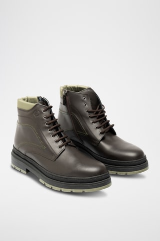Botas de piel bovina - Verde