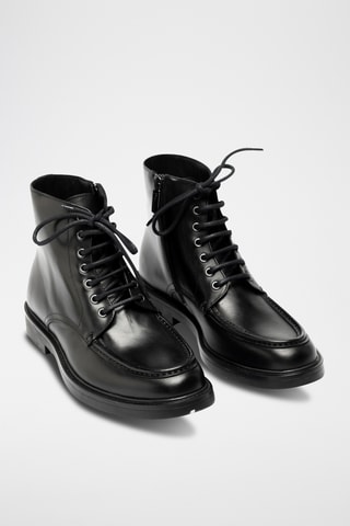 Botas de piel bovina - Marrón