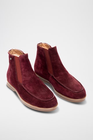 Botines Chelsea de piel bovina - Burdeos