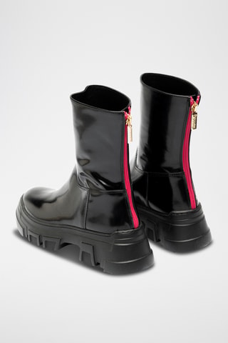 Botines de piel bovina - Negro
