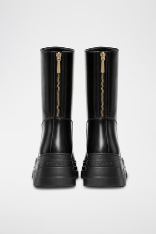 Botines de piel bovina - Negro