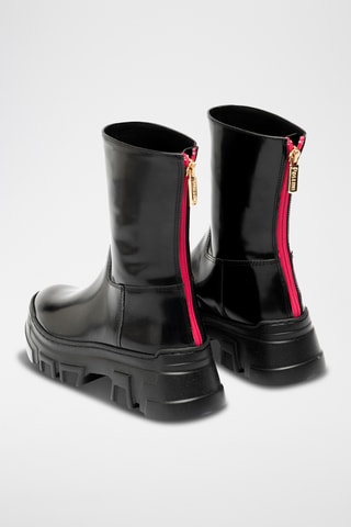 Botines de piel bovina - Negro