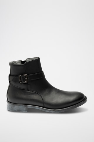 Botas de piel bovina - Negro