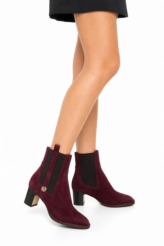 Botines Chelsea de piel bovina - Burdeos
