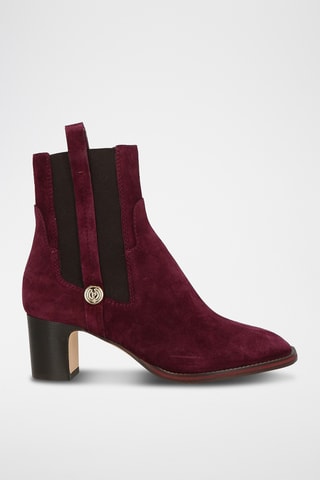 Botines Chelsea de piel bovina - Burdeos