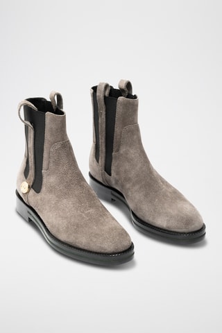 Botines Chelsea de piel bovina - Gris