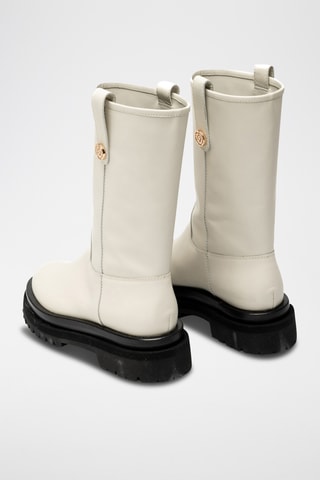 Botines de piel bovina - Crudo
