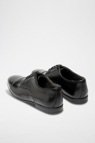 Derbies de piel bovina - Negro