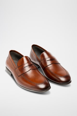 Mocasines de piel bovina - Marrón