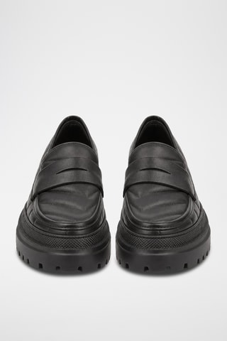 Mocasines con plataforma - Blanco
