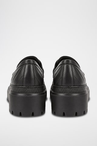 Mocasines con plataforma - Blanco