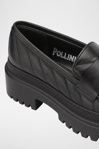 Mocasines con plataforma - Blanco