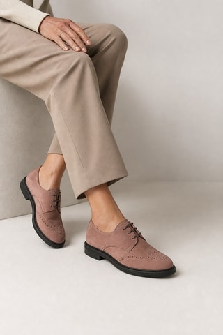 Derbies de piel bovina - Gris