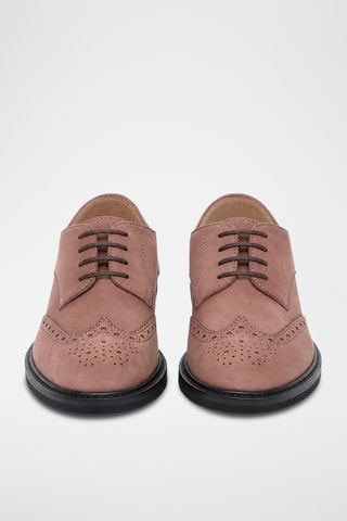 Derbies de piel bovina - Gris