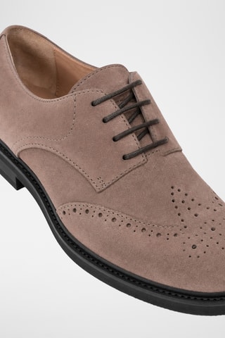 Derbies de piel bovina - Gris