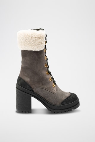 Botines forrados - Gris