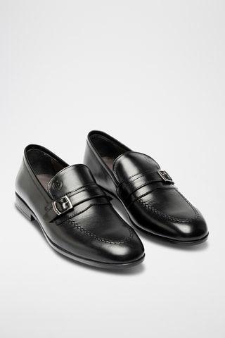 Mocasines de piel bovina - Negro