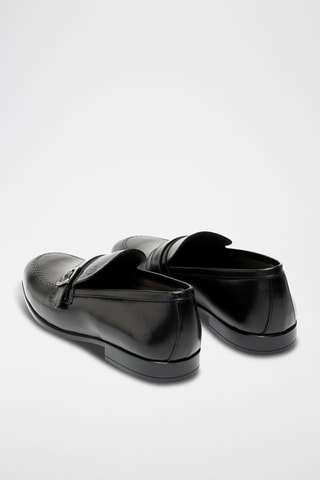 Mocasines de piel bovina - Negro
