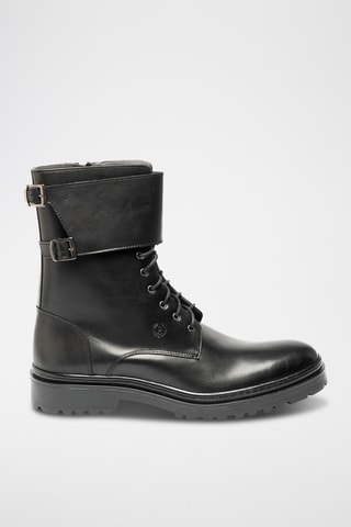 Botas de piel bovina - Negro