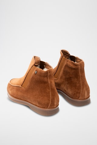 Botines Chelsea de piel bovina - Marrón