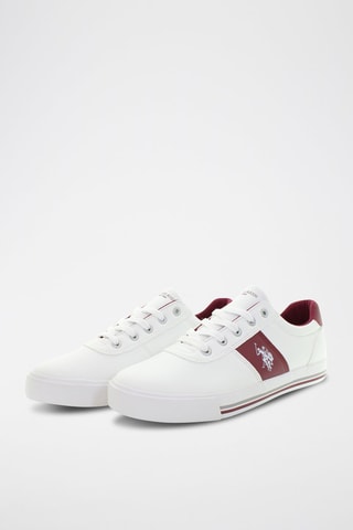 Sneakers Bob - Wit en rood