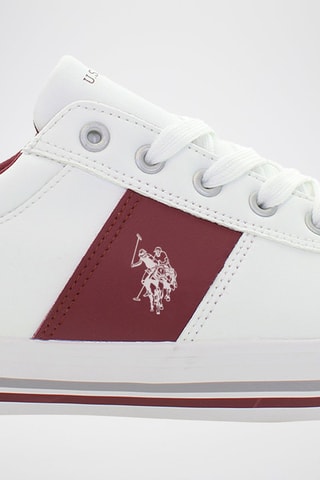 Sneakers Bob - Wit en rood