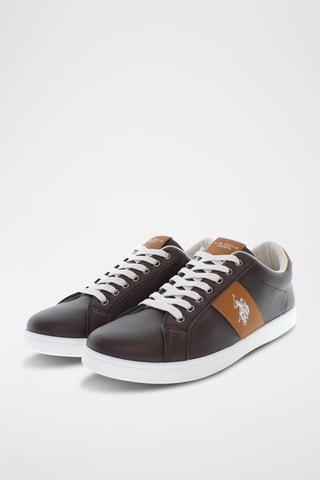 Sneakers Bak - Wit en bruin