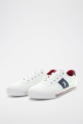 Sneakers Bob - Wit en blauw