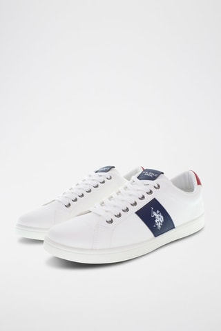 Sneakers Bak - Wit en blauw
