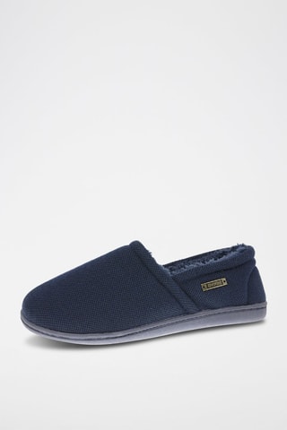 Pantoufles fourrées - Bleu