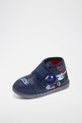 Bottines fourrées Racing - Bleu