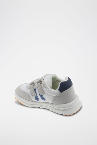 Baskets - Blanc, jaune et gris