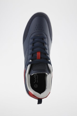 Baskets - Blanc, rouge et bleu