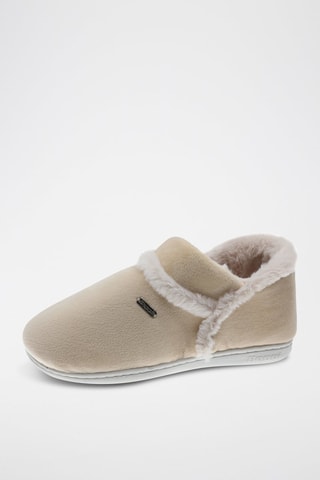Chaussons fourrés - Beige
