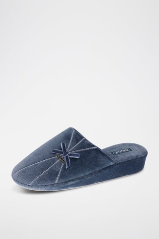 Pantoufles compensées - Bleu