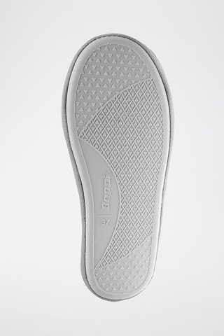Chaussons fourrés - Blanc et gris