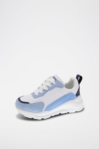 Baskets Blanc et bleu - Blanc