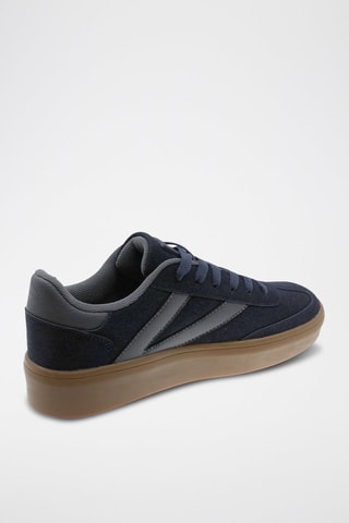 Baskets - Marron, bleu et gris