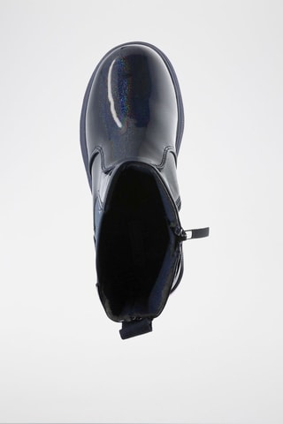 Bottines vernies - Bleu et violet